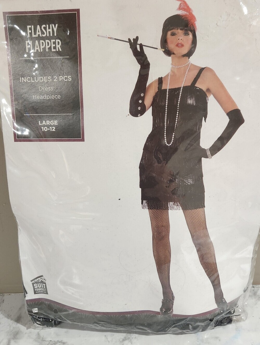 Flashy flapper Women's size L costume